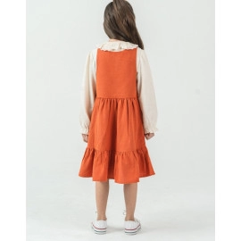 KIZ BEBE GÖMLEK DETAYLI TARÇIN ELBİSE