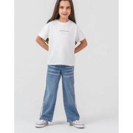 KIZ BEBE DANTEL DETAYLI DENİM CEKET 3'LÜ TAKIM