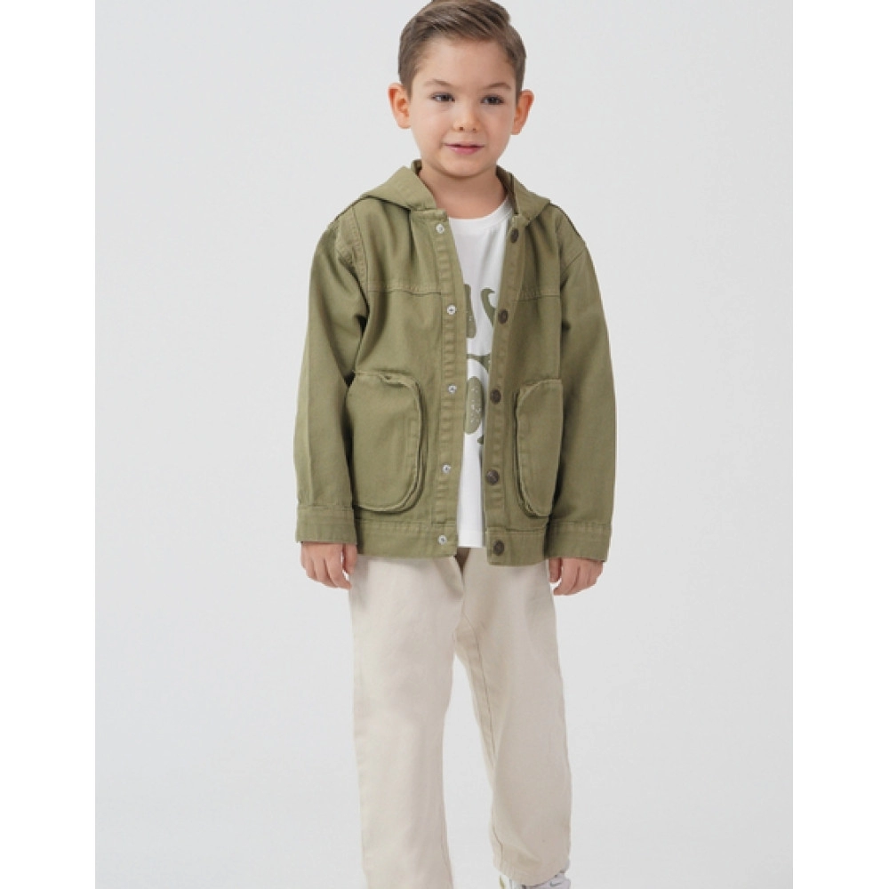 ERKEK ÇOCUK HAKİ YEŞİL 3'LÜ TAKIM