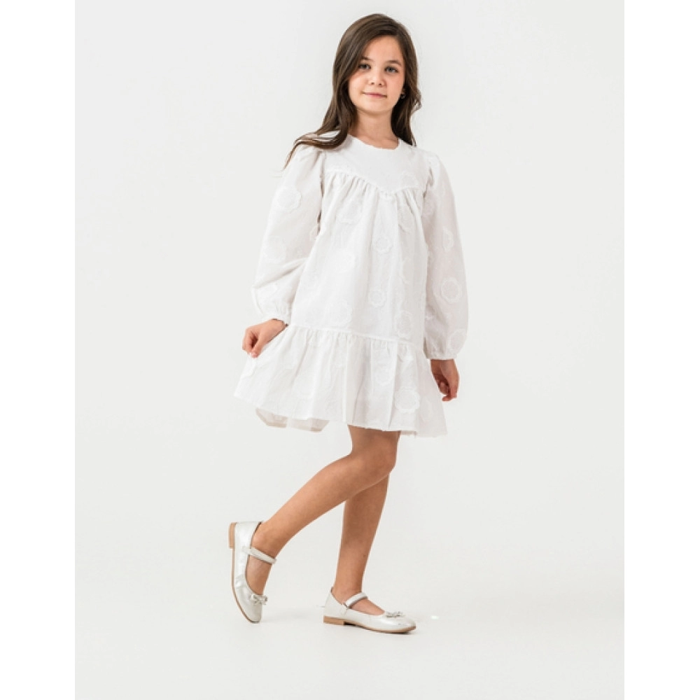 KIZ ÇOCUK BEYAZ ELBİSE