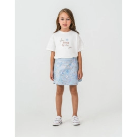 KIZ ÇOCUK MAVİ DESENLİ 3'LÜ TAKIM