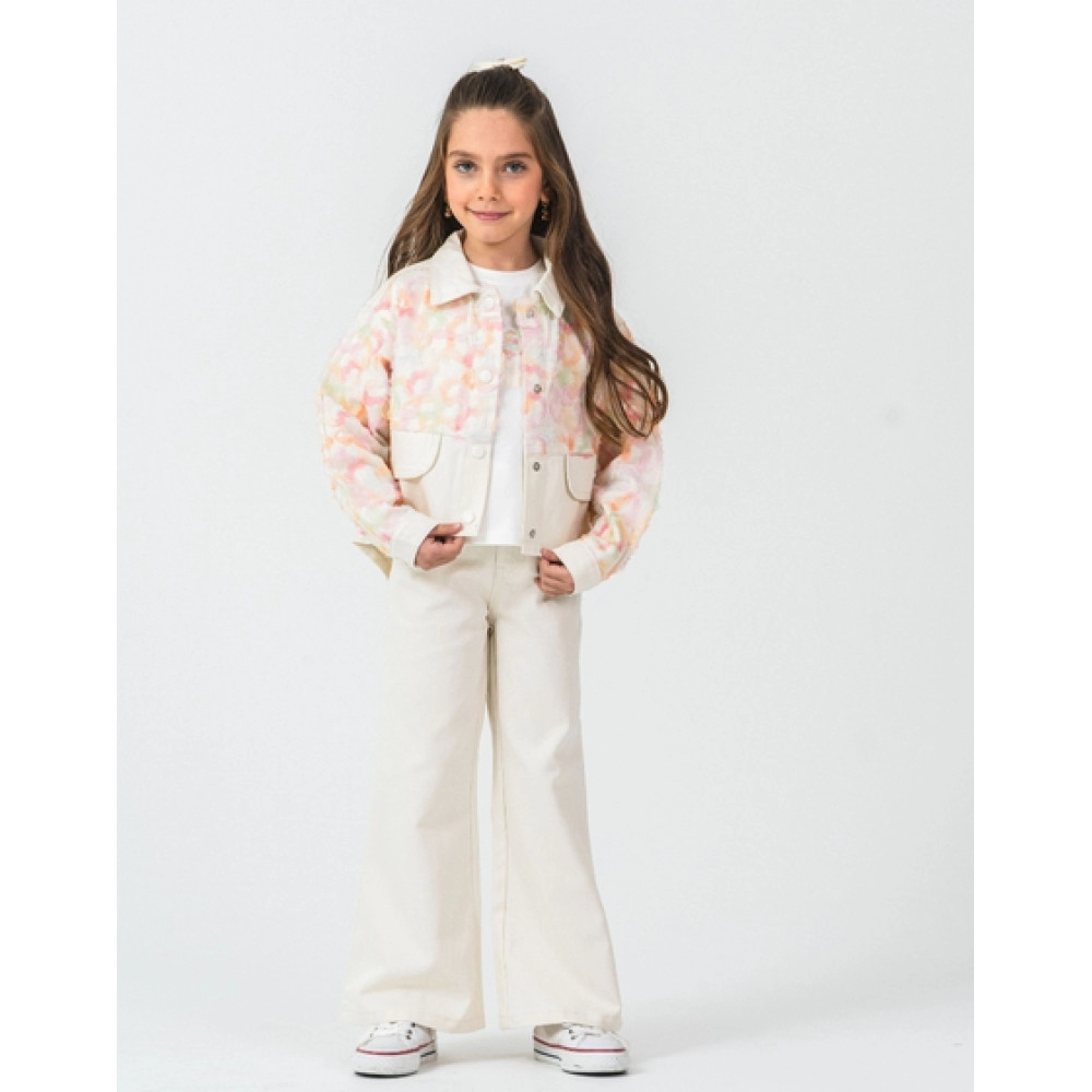 KIZ ÇOCUK BUKLET DETAYLI 3'LÜ TAKIM