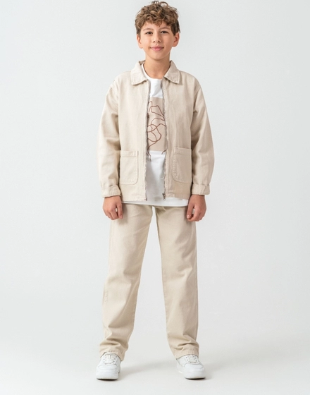 ERKEK ÇOCUK KREM 3'LÜ TAKIM TAKIM