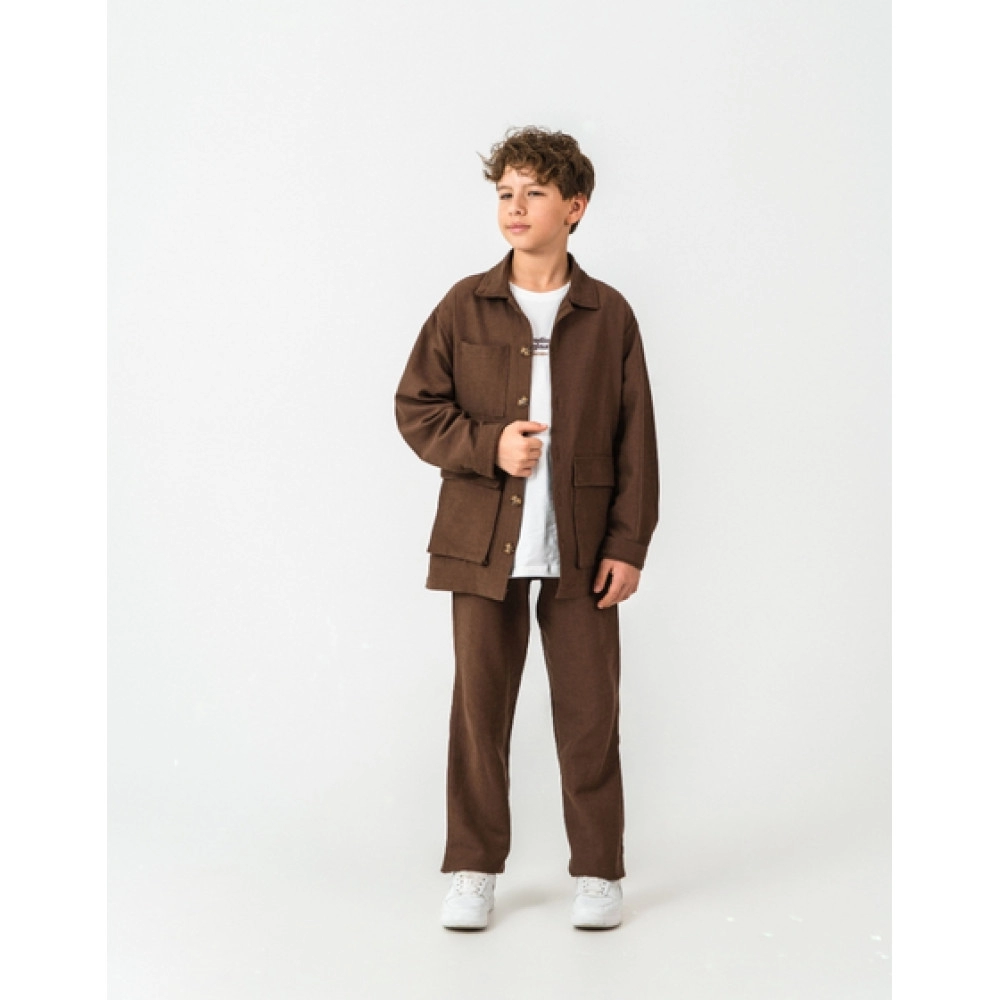 ERKEK ÇOCUK KAHVE 3'LÜ TAKIM