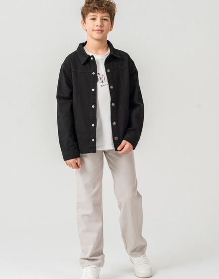 ERKEK ÇOCUK SİYAH DENİM 3'LÜ TAKIM